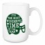 The Most Wonderful Time of The Year, Football Season - Green 15 oz Mug