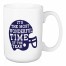 The Most Wonderful Time of The Year, Football Season - Navy 15 oz Mug
