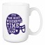The Most Wonderful Time of The Year, Football Season - Purple 15 oz Mug
