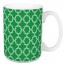 Green Medallions 15 oz Mug