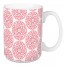 Pink Medallions 15 oz Mug