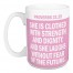 She Is Clothed With Dignity and Strength 15 oz Mug
