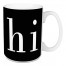Hi 15 oz Mug