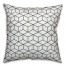 Cube Blue and White Pattern 18x18 Indoor / Outdoor Pillow