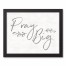Pray Big 11x14 Black Framed Canvas