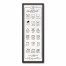 Laundry Guide 12x36 Black Framed Canvas