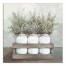 Mason Jar Greenery 24x24 Canvas Wall Art