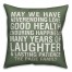 Family Blessing 18x18 Personalized Indoor / Outdoor Pillow
