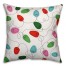 Festive Holiday Lights 18x18 Spun Poly Pillow