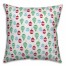 Colorful Christmas Ornaments 18x18 Spun Poly Pillow
