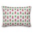 Festive Funky Christmas Trees 14x20 Spun Poly Pillow