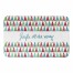 Midcentury Modern Holiday Pattern 34x21 Bath Mat