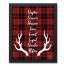 Reindeer Role Call 11x14 Black Framed Canvas