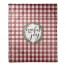 Comfort and Joy Plaid 50x60 Coral Fleece Blanket