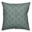 Paisley Pattern in Blue Pillow Cover