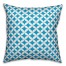 Blue Diamond Pattern Pillow