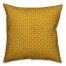 Circle Pattern in Yellow Pillow