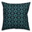 Folk Pattern in Blue Pillow