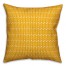 Yellow Arrows Pattern Pillow