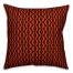 Oval Pattern in Red Pillow