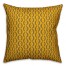 Oval Pattern in Yellow Pillow