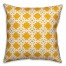 Folk Southwestern Pattern in Yellow Pillow