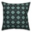 Folk Southwestern Pattern in Blue Pillow