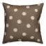 Tan Button Pattern Pillow