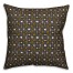 Tiny Paisley Pattern in Yellow Pillow