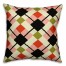 Multicolor Argyle Pillow