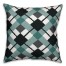 Blue Argyle Pillow