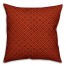 Red Floral Pattern Pillow