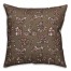 Kids Whimsical Folk Pattern in Pink Pillow