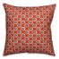 Guardian Angel Pattern in Red Pillow