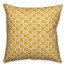 Guardian Angel Pattern in Yellow Pillow Cover