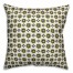 Green Flower Pattern Pillow Cover