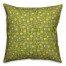 Dots and Plaid in Green Pillow