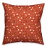 Dots and Plaid in Red Pillow