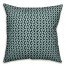 Whimsical Diamond Pattern in Blue Pillow Cover