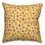 Tulip Pattern in Yellow Pillow Cover