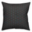 Tiny Hearts Pattern in Blue and Gray Pillow Cover