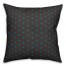 Tiny Hearts Pattern in Blue and Gray Pillow