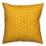 Tiny Hearts Pattern in Yellow Pillow
