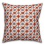 Folk Floral Pattern in Red and Purple Pillow