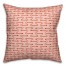 Red Keys Pattern Pillow Cover