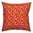 Red Snowflakes Pattern Pillow