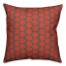 Red Floral Pattern Pillow