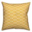 Yellow Lattice Pattern Indoor / Outdoor Pillow