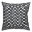 Navy Lattice Pattern Pillow