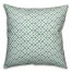 Teal Lattice Pattern Pillow